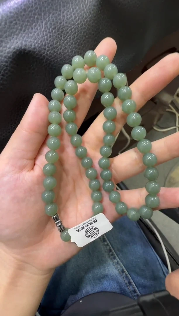 未镶嵌手串和田玉且末蓝妈妈链（产地直发）