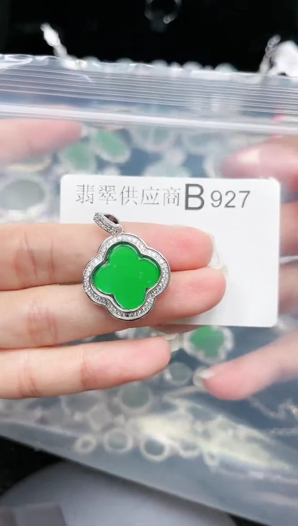 【闪购商品】翡翠颈饰未镶嵌赠皮绳927