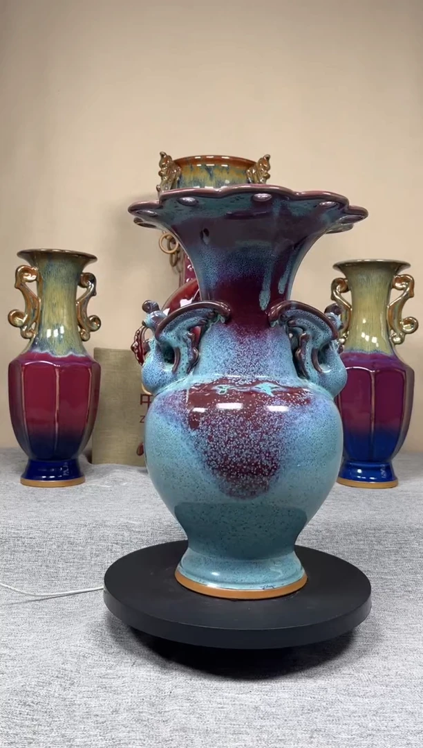 摆件神垕钧瓷收藏工艺品