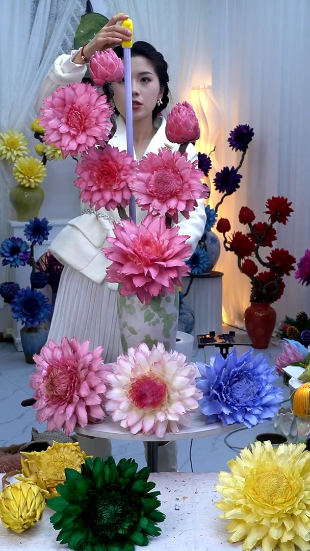 龙枣支洋蓟裸粉【无花瓶】