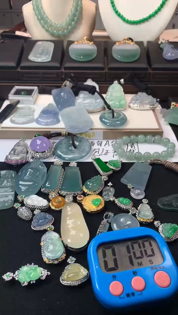 未镶嵌定制翡翠可***～  S毛货不退不换