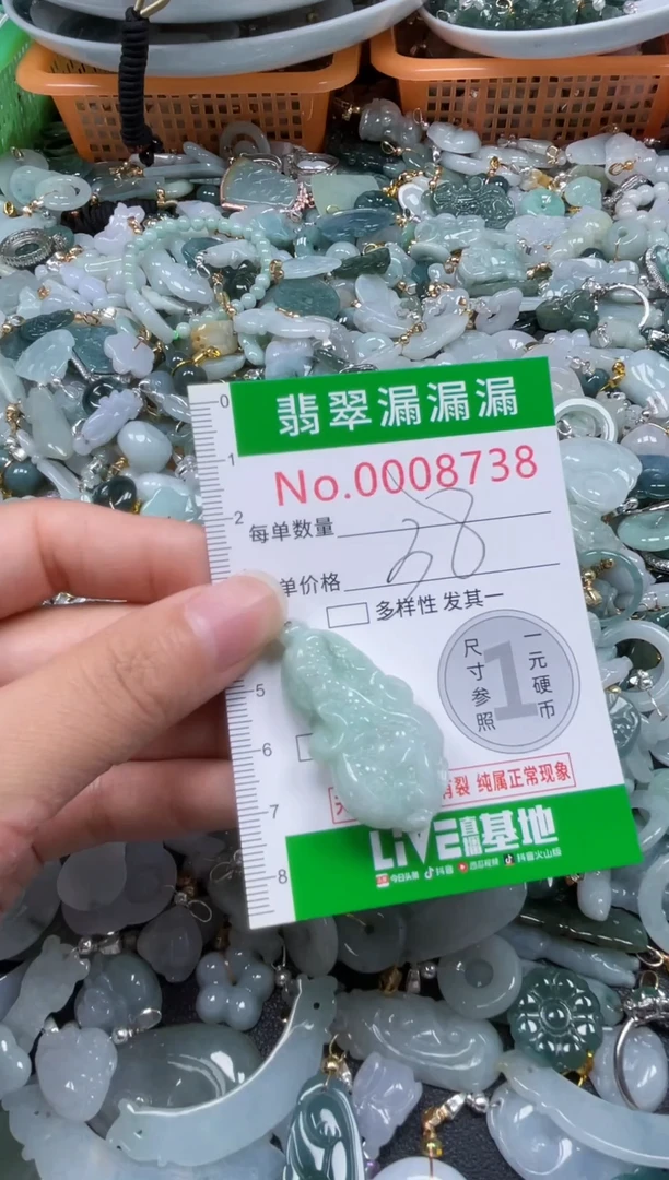 颈饰未镶嵌翡翠8738