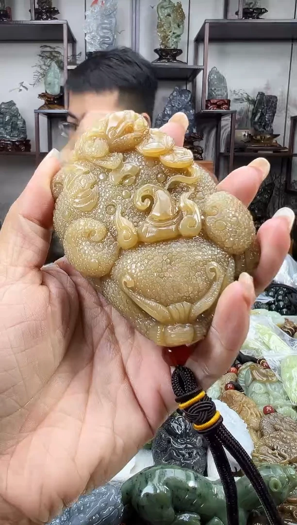 和田玉未镶嵌把件1