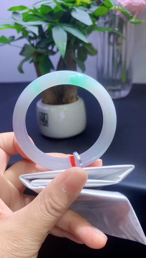 未镶嵌手镯翡翠翡翠手镯圈口52.1-t48