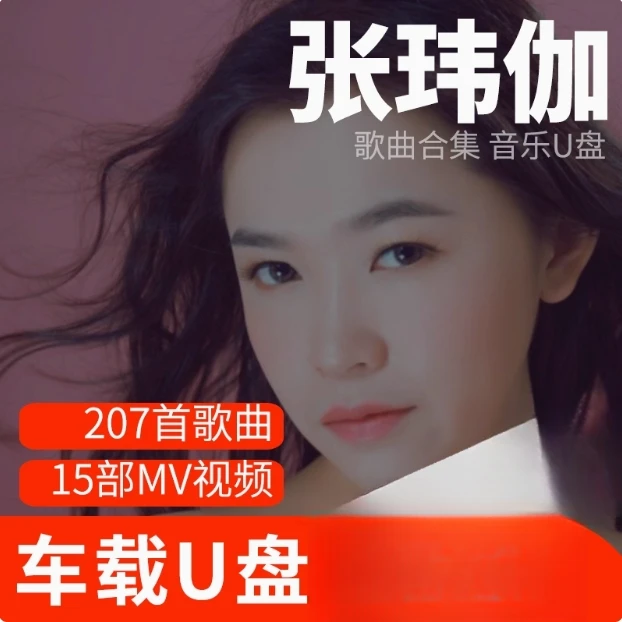 张玮伽歌曲U盘车载流行音乐优盘MP3高音质车用经典老歌新歌合集