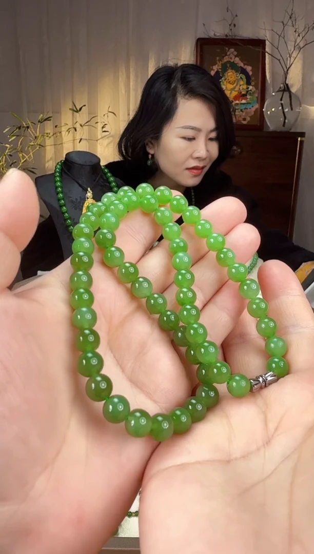 【闪购商品】和田玉（碧玉）项链未镶嵌