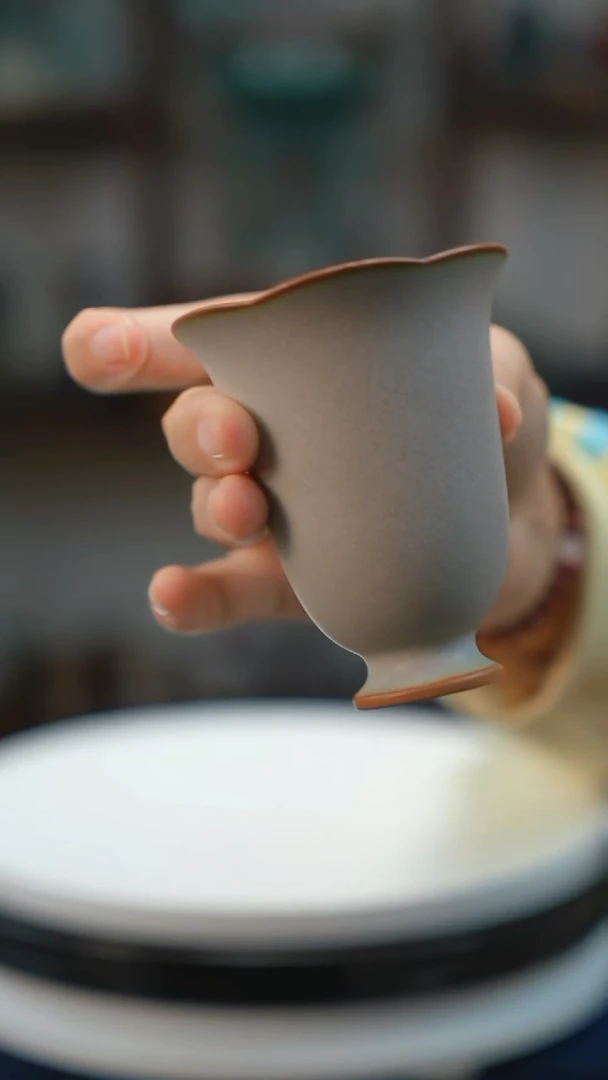 钧瓷卢晓明手签款主人杯
