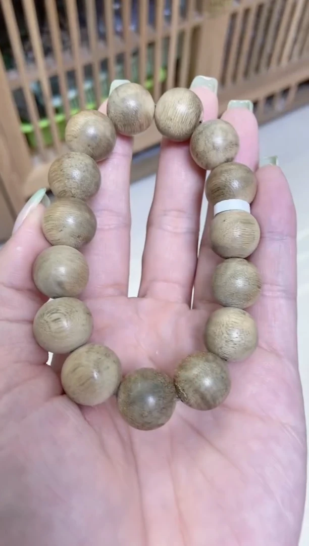 手串沉香达拉干圆珠单圈1.5虫漏多样性发其一