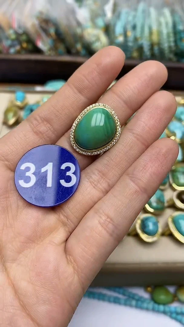 【闪购商品】绿松石戒指合金313戒指