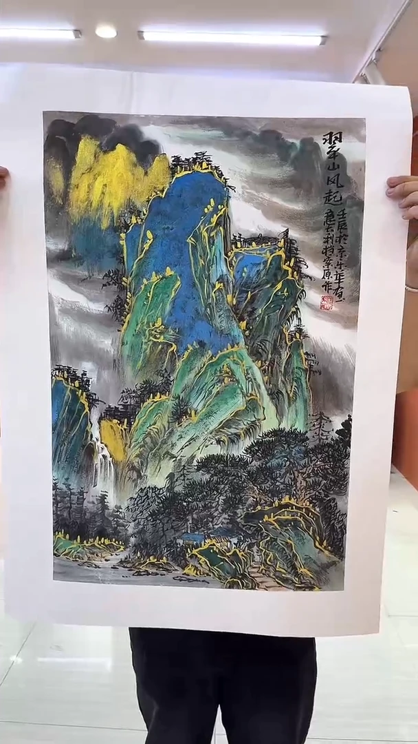 国画郑乐华手绘绘画作品17-17