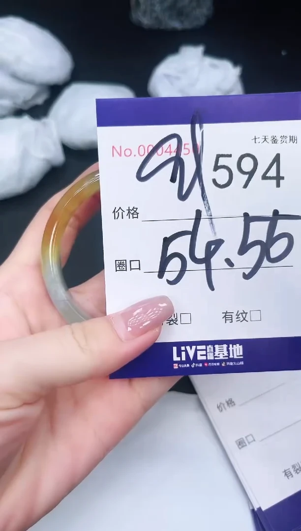 未镶嵌手镯翡翠594