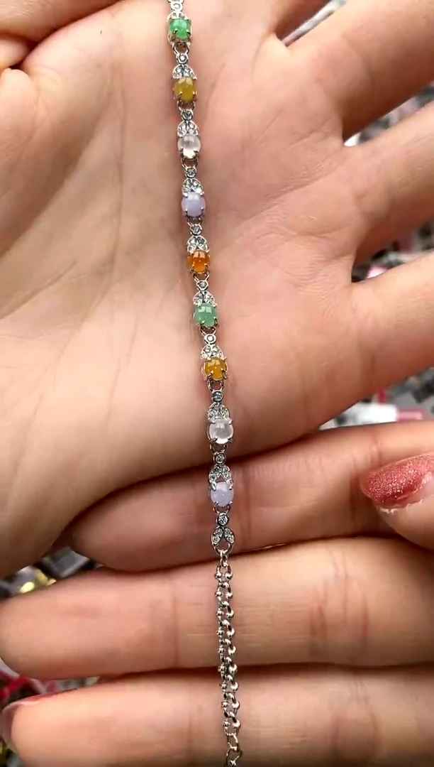 【闪购商品】翡翠戒指银S925镶嵌999999    2