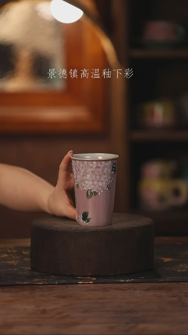 陶瓷景德镇高温釉下手绘陶瓷033
