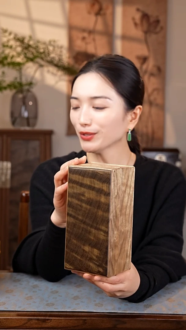 乌木类家具明式器型 精工手捧盒