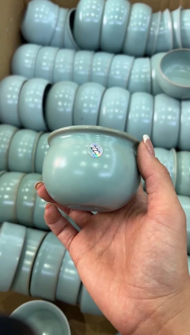 杯仿古风水缸杯大大瑕222