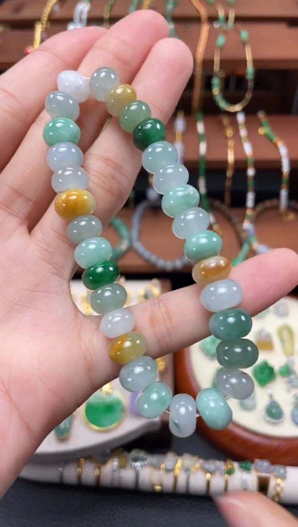 【闪购商品】翡翠套链未镶嵌一个  JK478