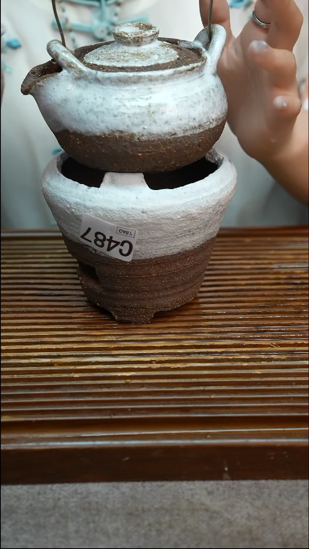 邹*憨万古烧粗陶手工茶具