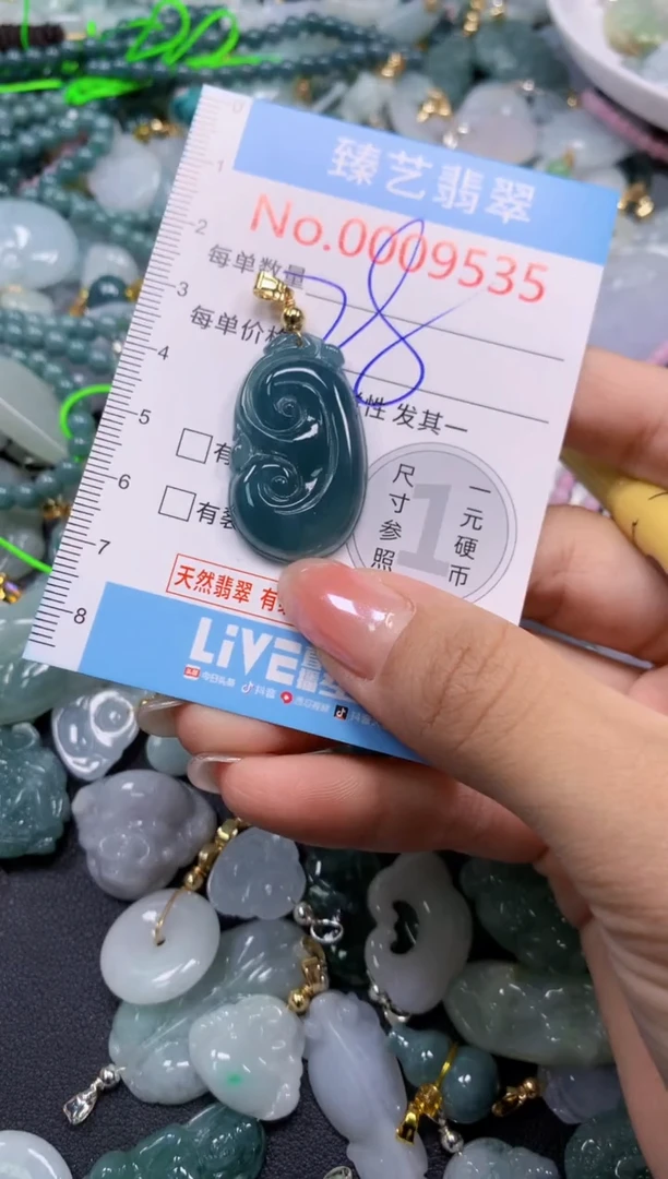 颈饰未镶嵌翡翠9535