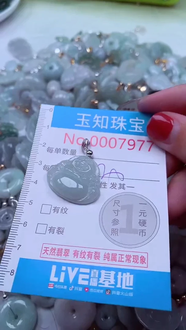 吊坠(不含链)未镶嵌翡翠7977
