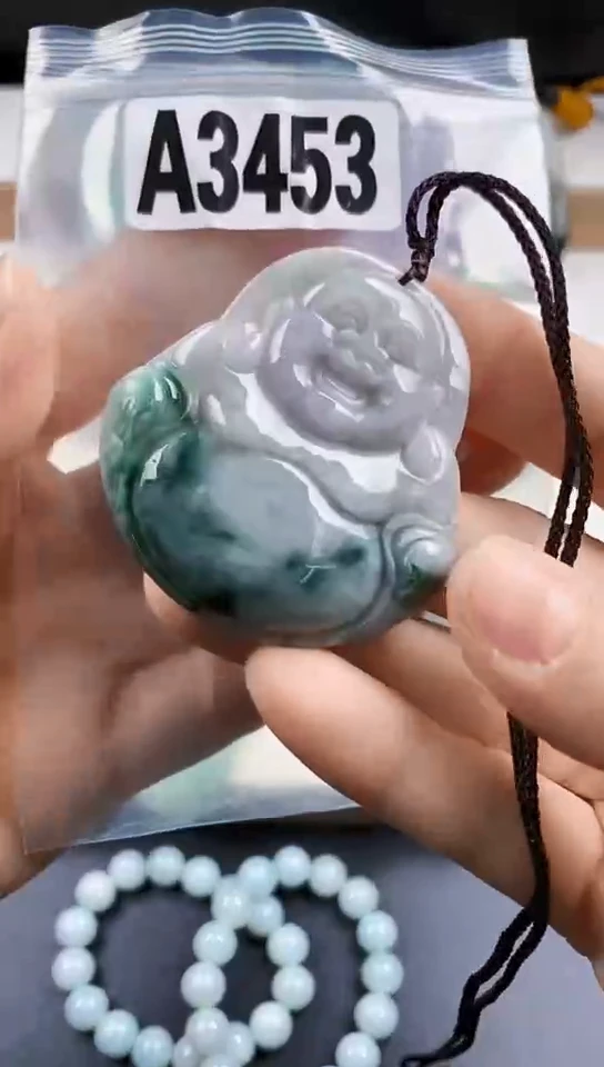 颈饰未镶嵌翡翠天然翡翠吊坠挂件