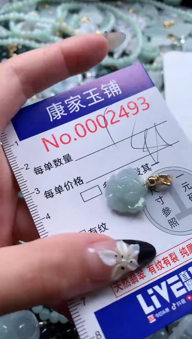 翡翠未镶嵌吊坠(不含链)2493