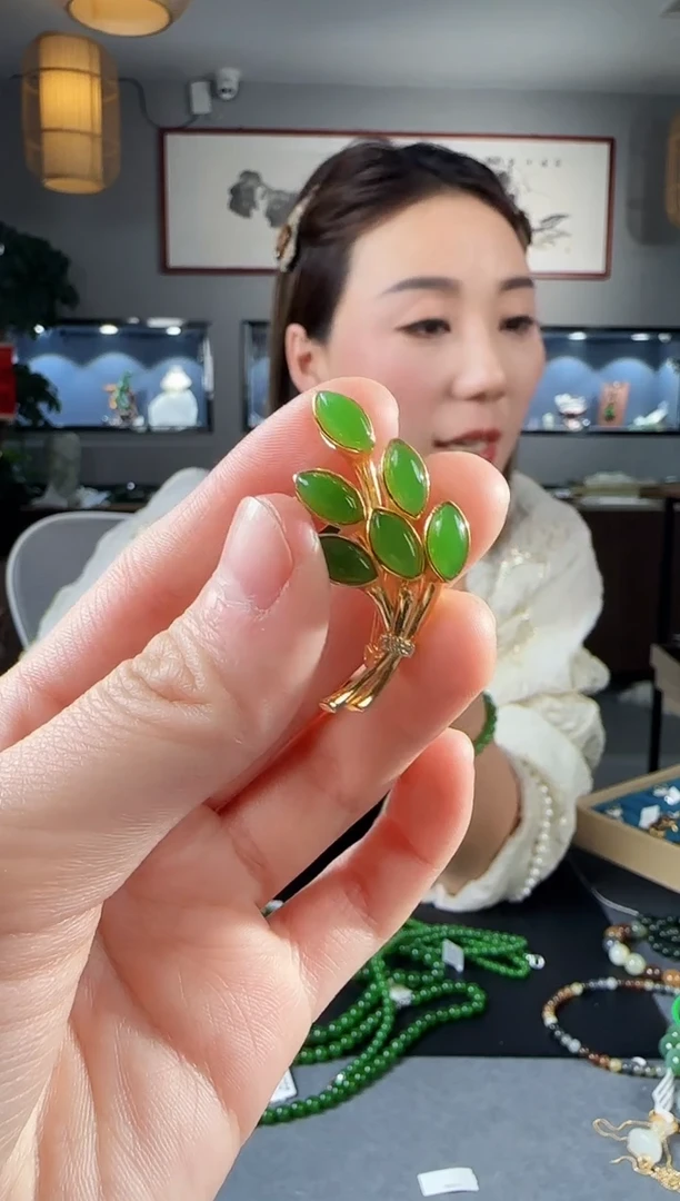 【闪购商品】和田玉吊坠(不含链)银S925镶嵌1
