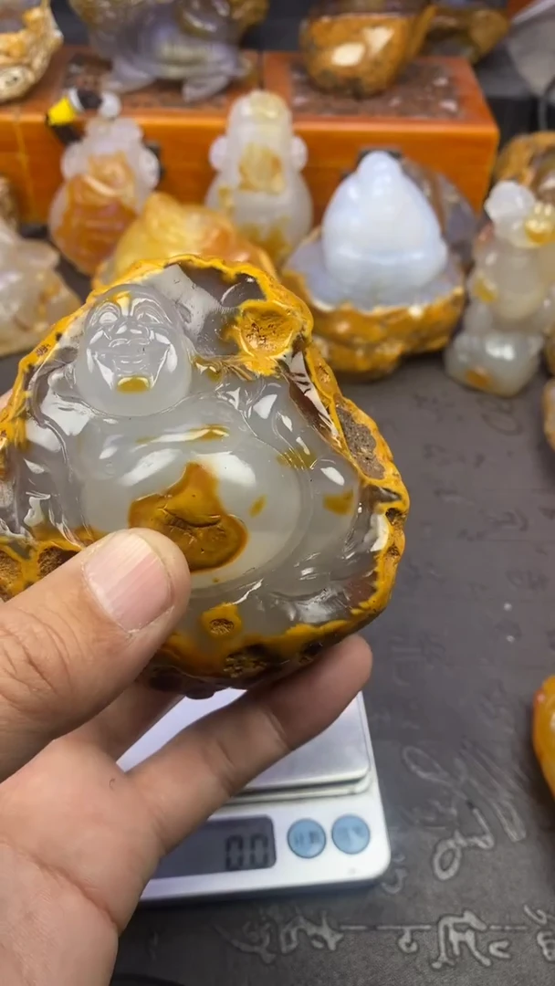 【闪购商品】玛瑙/玉髓手把未镶嵌1