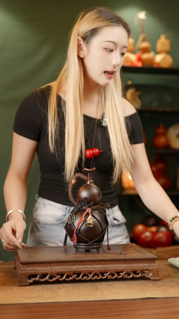 86号精品天然大漆酒葫芦一物一拍~