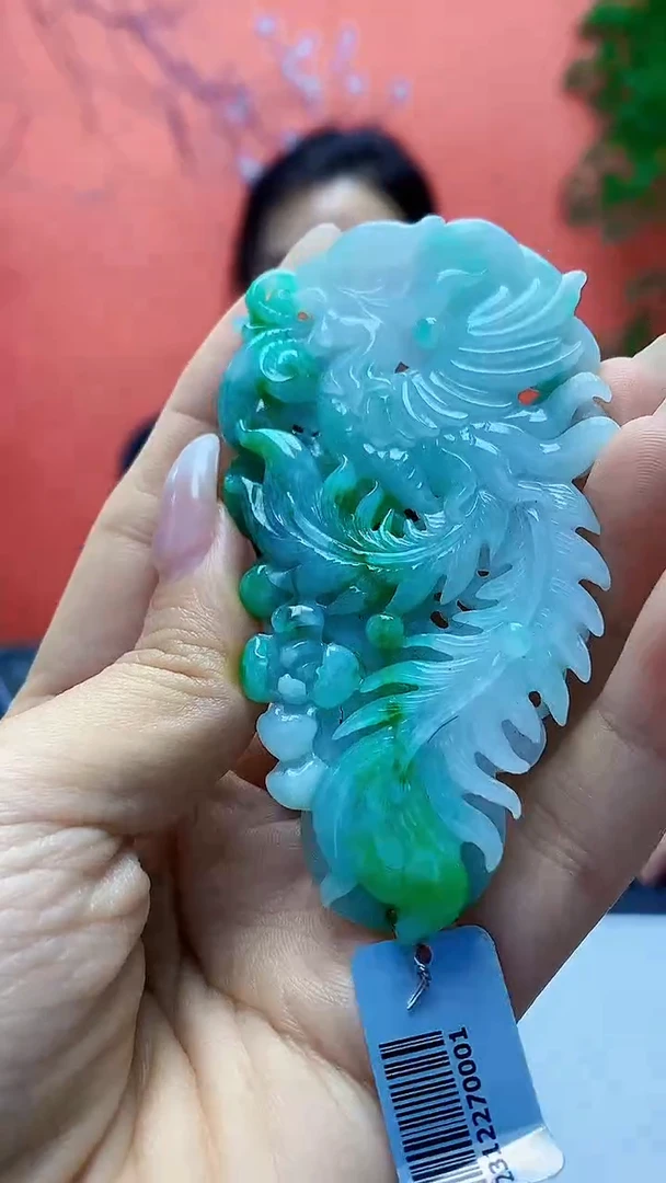 未镶嵌定制翡翠5160ty-毛货挂件183