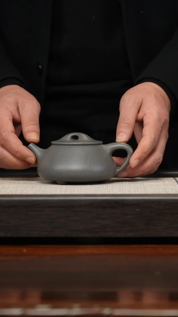 【闪购商品】紫砂茶壶全手天青景舟（王能）
