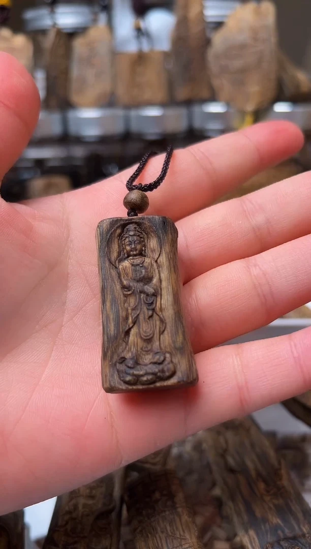 【闪购商品】沉香吊坠[沉香炸姐]沉香吊坠南海观音