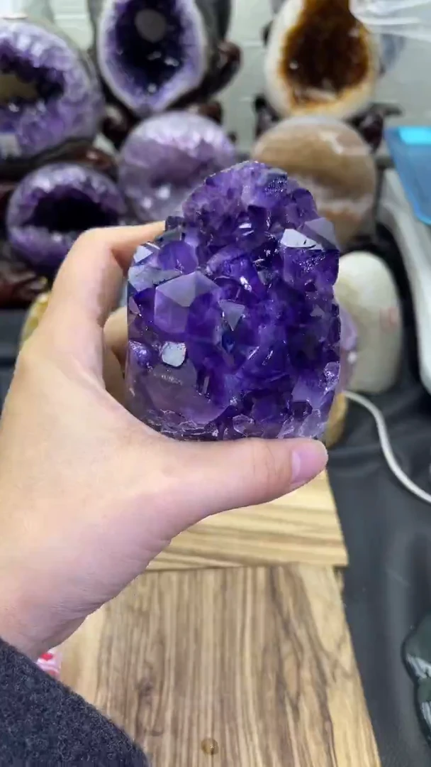 未镶嵌大型摆件（非配饰）紫晶603号摆件