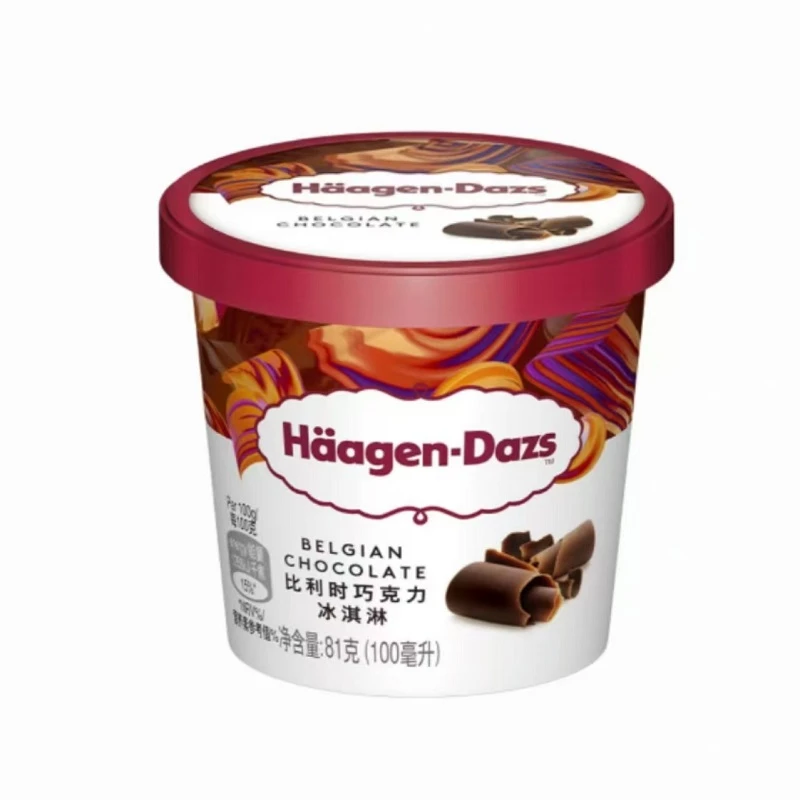 哈根达斯比利时巧克力冰淇淋 81g/杯