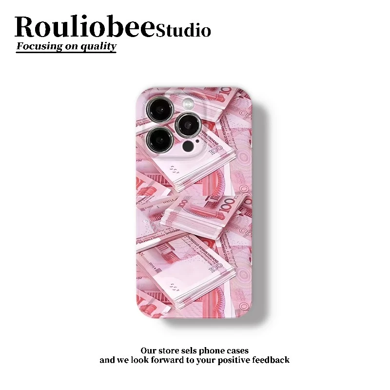 钱多多适用于苹果16菲林手机壳华为VIVO荣耀OPPO小米创意女