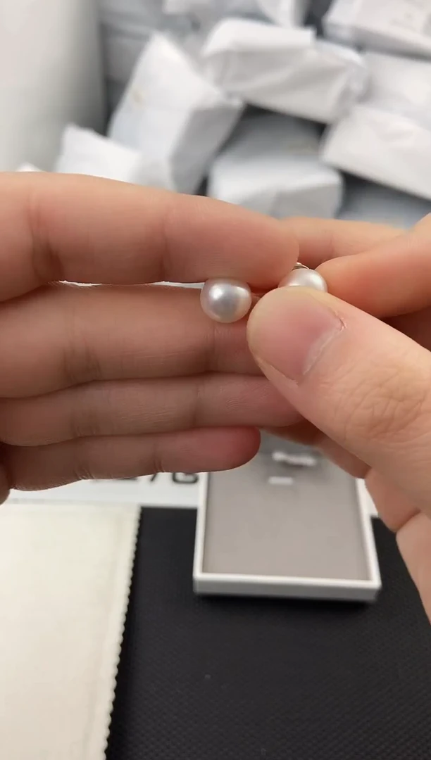 未镶嵌耳饰淡水珍珠ed1070