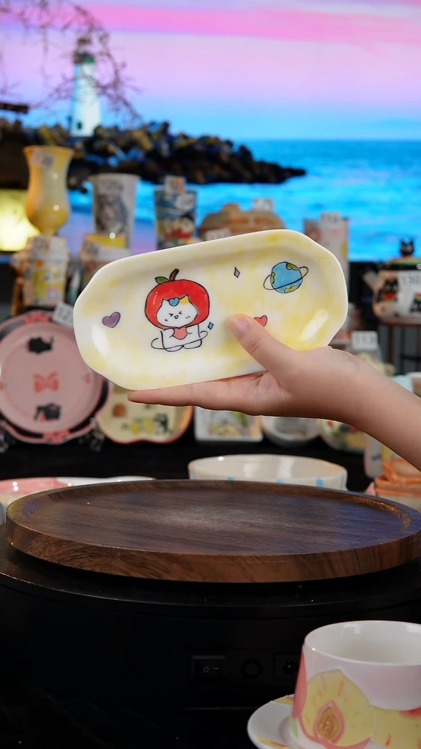 陶瓷便携款景德镇手工手绘陶瓷