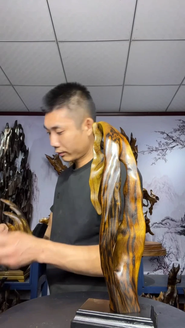 金丝楠木雕款用****2金丝楠木工艺品摆件