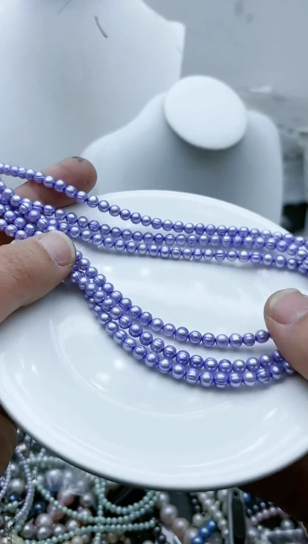 【闪购商品】淡水珍珠颈饰钛钢8