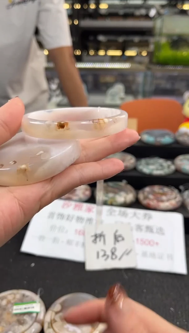 未镶嵌手镯石英质玉64圈口（赠品镯心）1376568