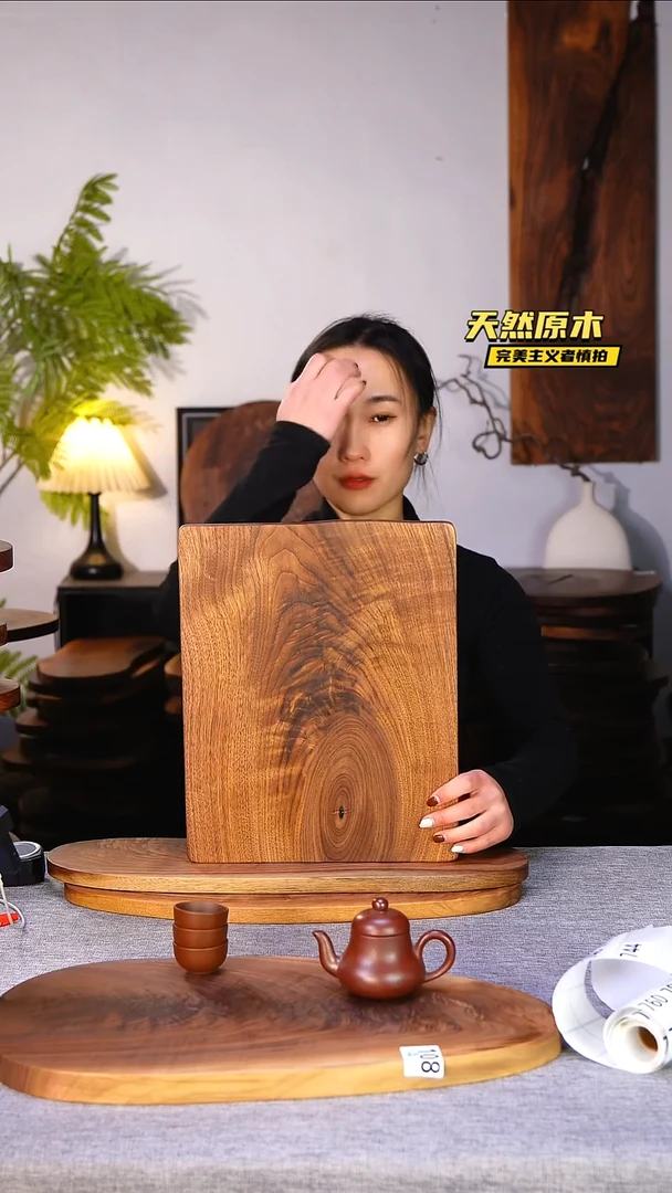 木北美黑胡桃原木.干裂疤结不属于商品质量问题完美主义者慎拍