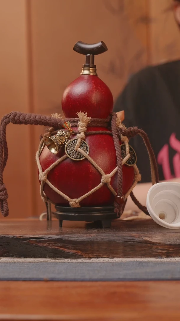 1853号精品大漆葫芦防腐防渗装水茶酒