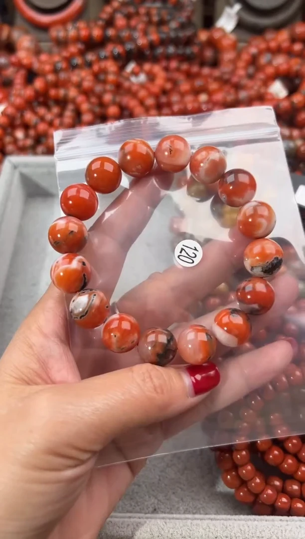 未镶嵌手串南红玛瑙13+