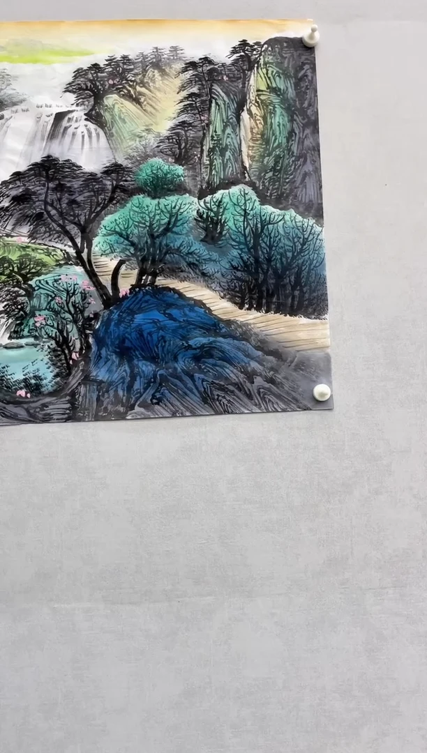 国画释天宇峨眉山居图