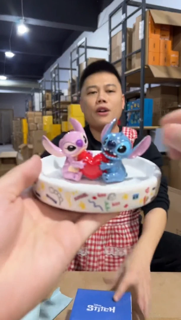 【闪购商品】杯原盒史迪仔安琪首饰盘