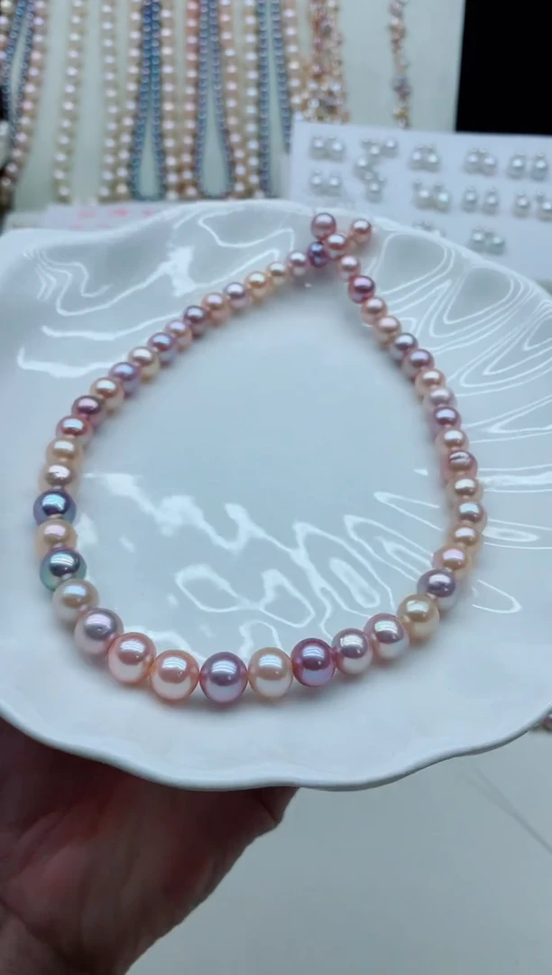 颈饰未镶嵌淡水珍珠淡水珍珠项链（非无瑕）