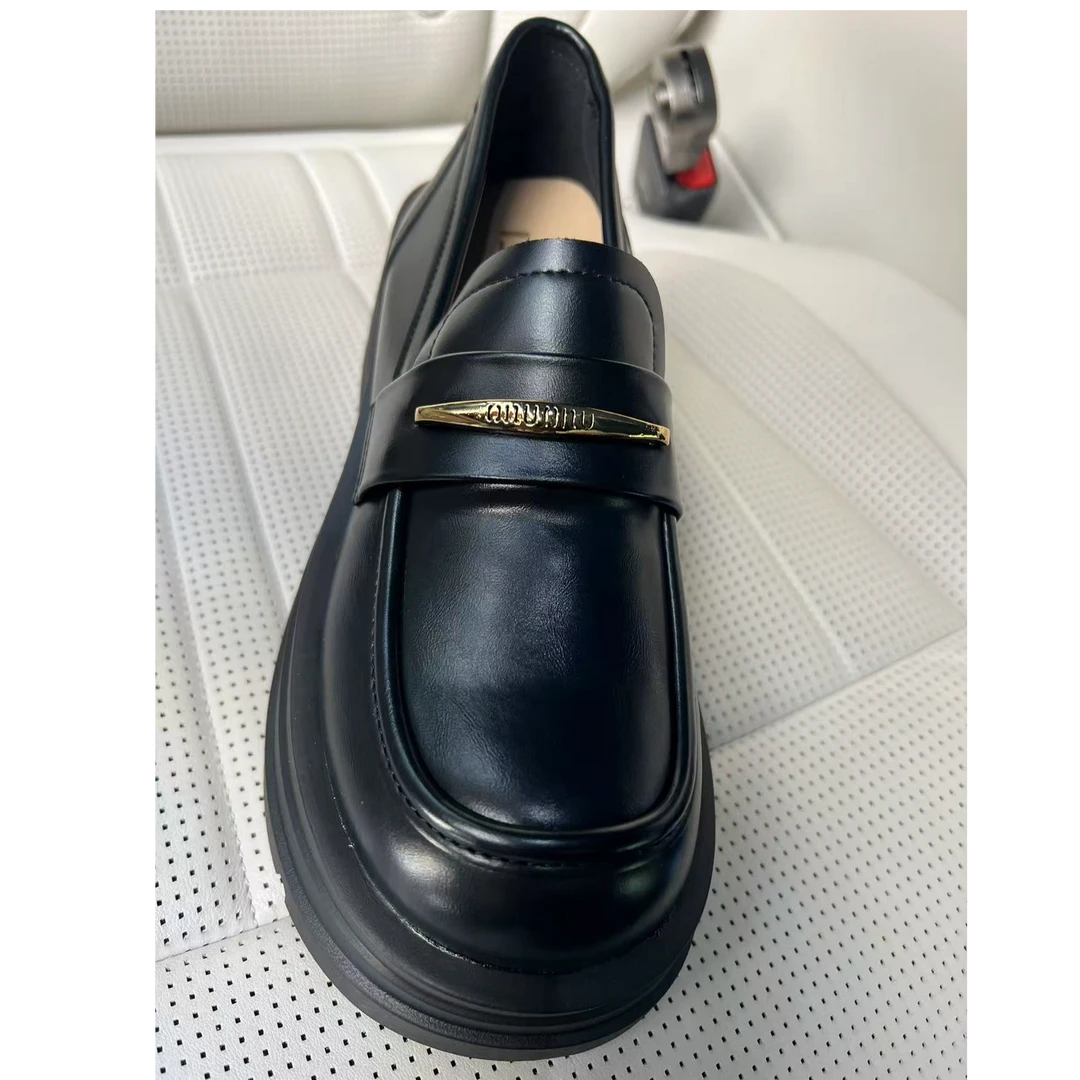 【小苏说鞋】厚底乐福鞋女春季新款8503