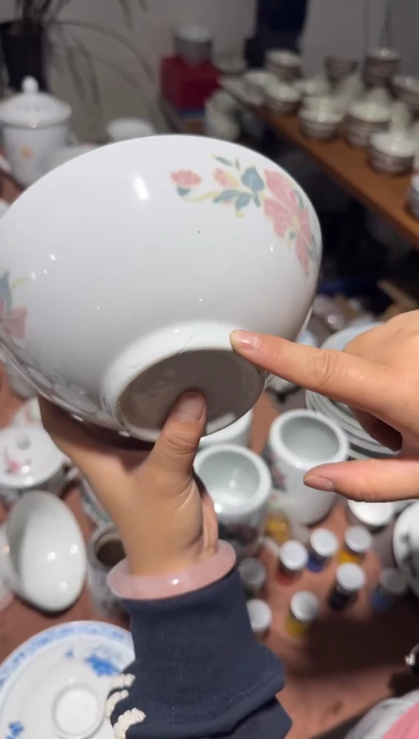 摆件碗17.5厘米有瑕请慎拍