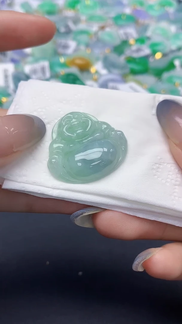 翡翠未镶嵌颈饰天然缅甸a货翡翠
