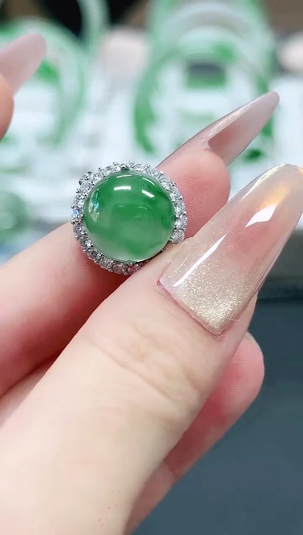 未镶嵌1石英质玉（非洲翠）/5502