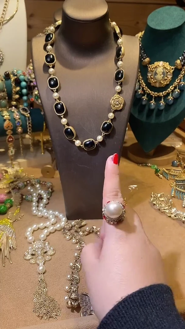 纯铜合金琉璃中古经典手饰饰品